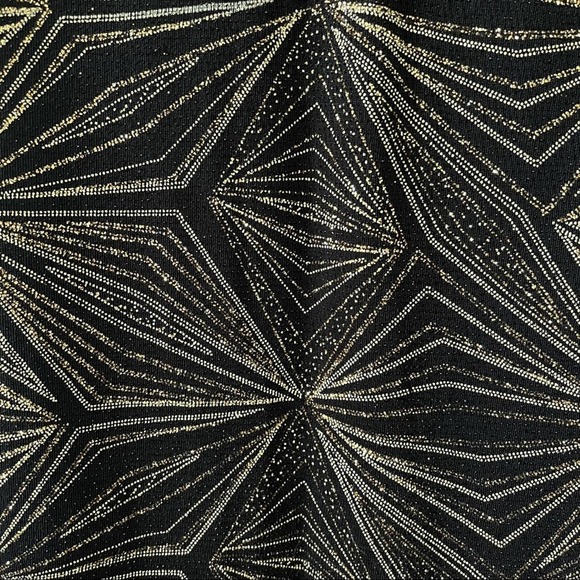 Cloth & People NWT Art Deco New Year’s Eve Black Gold Party Dress sz Small - Picture 9 of 12